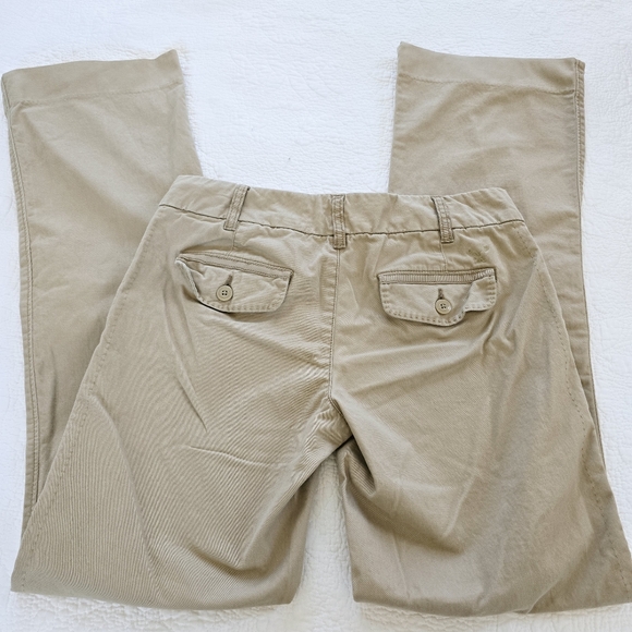 American Eagle Outfitters Women's Pants Size 4 Khaki Stretchy Bootcut Casual Y2K - Picture 15 of 16